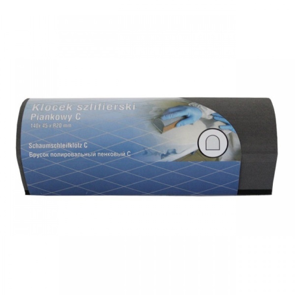 APP/ 150205  Брусок шлифовальный пенный C 140*45*45 мм