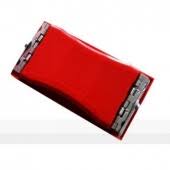 ORIENTCRAFT / 700.00 Шлифблок пластиковый красный 165мм*85мм (100)